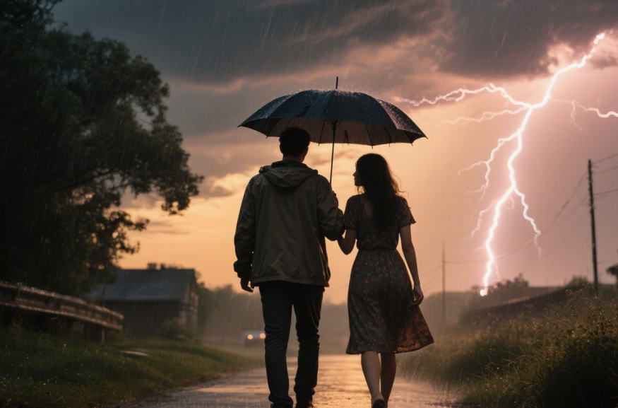 �݂��̖ڂ��������u�ԁA�S�̉����h���Ԃ闋�̂悤�ȍ��肪������